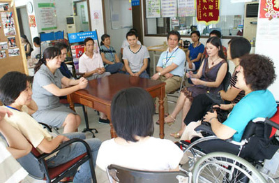 深圳殘疾人心理咨詢輔導站走進福田沙頭職康，為殘障人士點亮“心”光